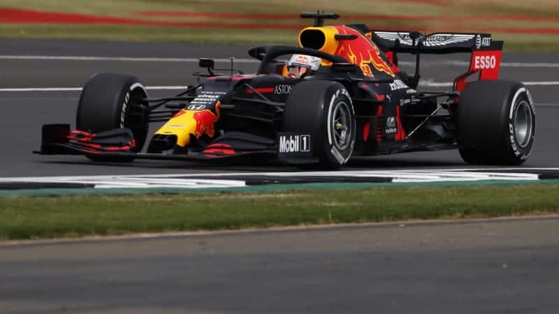 Max-Verstappen-on-hard-tyres-during-qualifying-at-Silverstone-for-the-2020-f1-70th-Anniversary-Grand-Prix