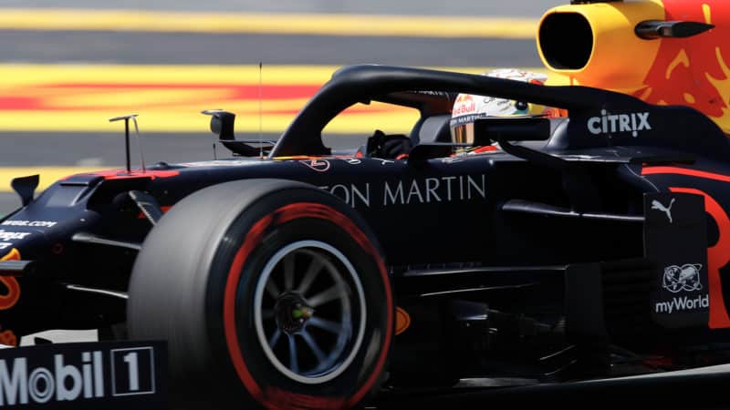 Max Verstappen on track in Barcelona ahead of the 2020 F1 Spanish Grand Prix