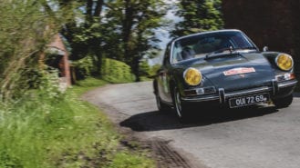 Classic cars put to the test as historic rallying returns to UK roads