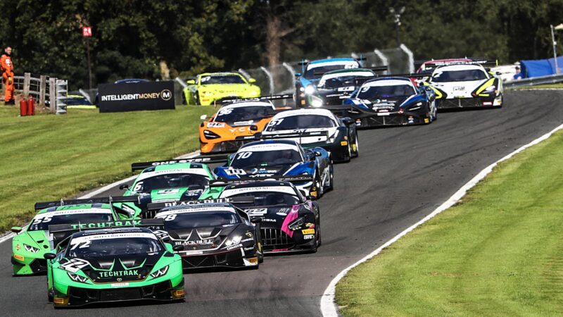 Race 2 British GT start at Oulton Park