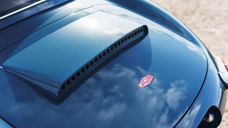 Rear boot lid of the 2020 Eagle E-type Lightweight GT