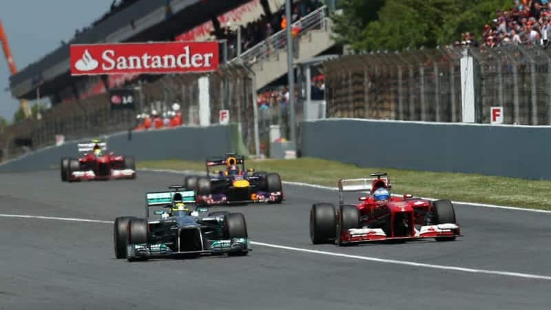 2013 Spanish GP, Nico Rosberg, Fernando Alonso