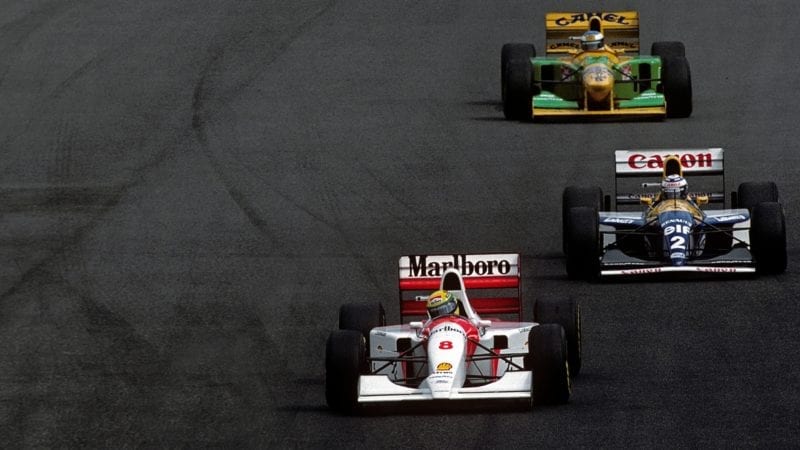 Ayrton Senna, Alain Prost, Michael Schumacher, 1993 SA GP
