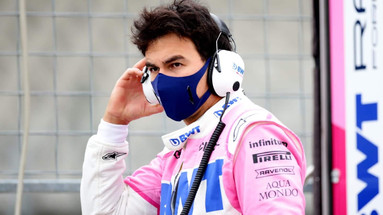 Sergio Perez, Hungarian GP Practice 2020