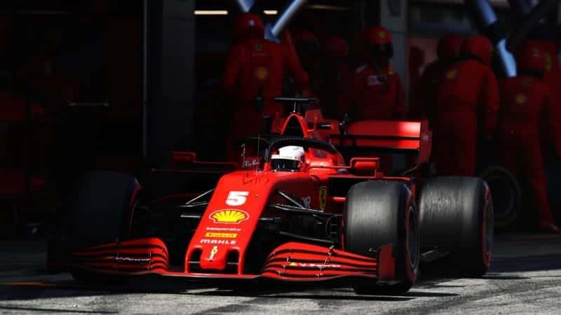 Sebastian Vettel, 2020 Spanish GP