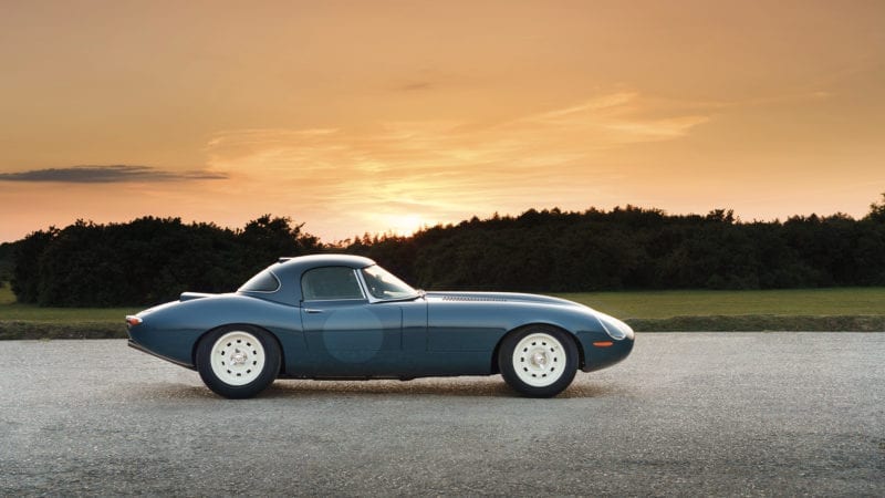Side shot of the 2020 Eagle E-type Lightweight GT