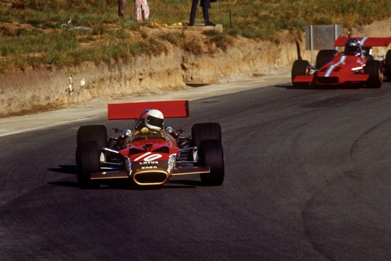 Lotus' Jochen Rindt 1970 South African Grand Prix Kyalami