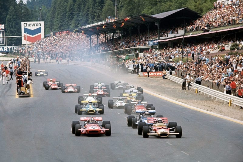 Jochen Rindt Lotus 1970 Belgian Grand Prix