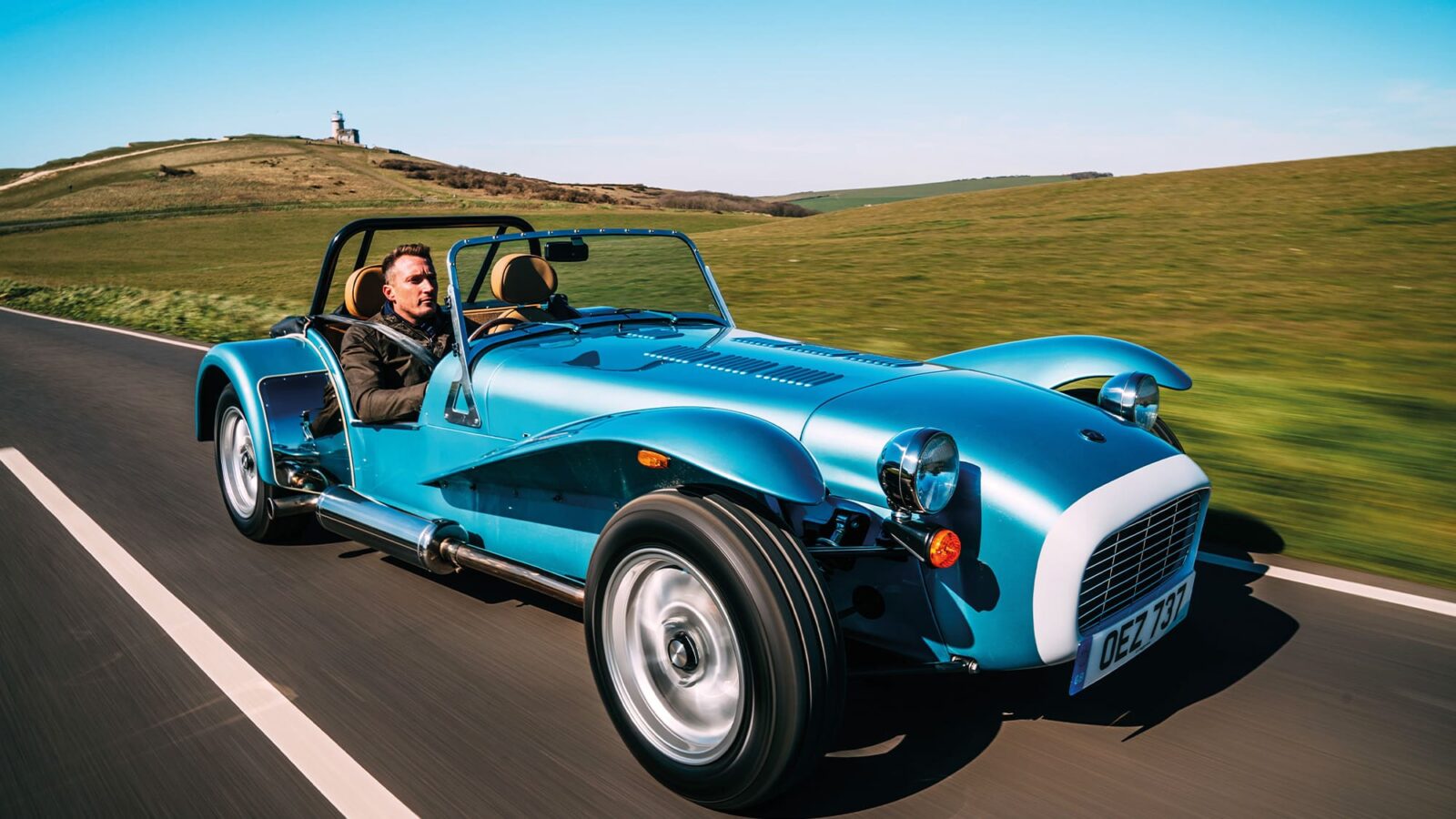 Caterham Super Seven on the road