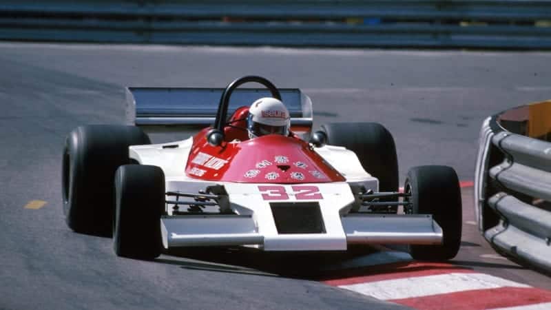 Keke Rosberg in the Theodore-Ford TR1 during the 1978 F1 Monaco Grand Prix