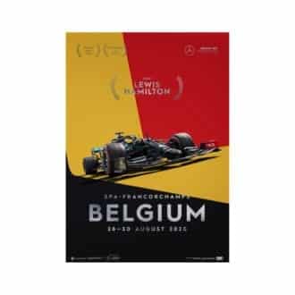 Product image for Lewis Hamilton - Mercedes W11 - Belgium 2020 | Automobilist | Collector’s Edition poster