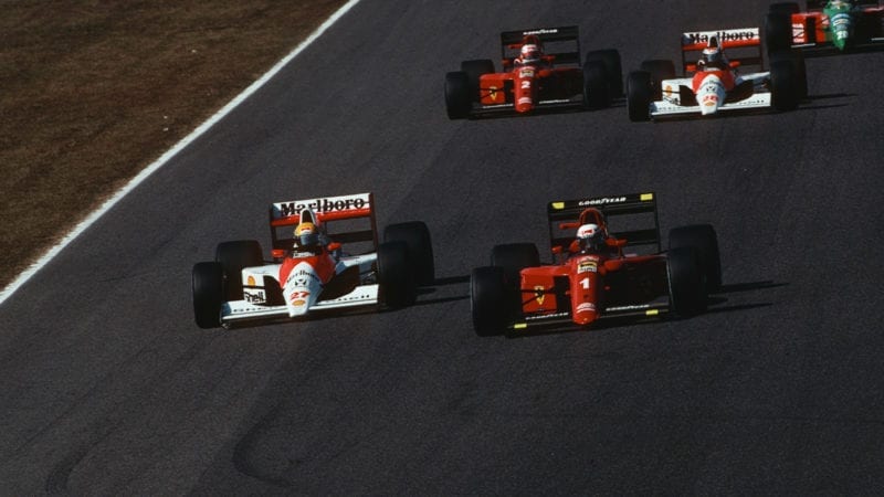 Alain Prost, Ayrton Senna 1990 Japanese GP