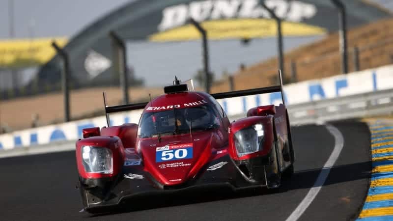Richard Mille Women in Motorsport LMP2 car competing at the 2020 Le Mans 24 Hours