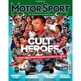 Product image for November 2020 | Cult Heroes | Motor Sport Magazine