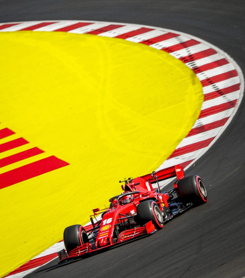 Charles-Leclercs-Ferrari-on-track-at-Portimao-during-qualifying-for-the-2020-Portuguese-Grand-Prix
