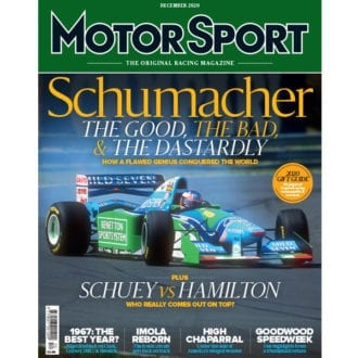 Product image for December 2020 | Schumacher: The Good, The Bad, & The Dastardly | Motor Sport Magazine