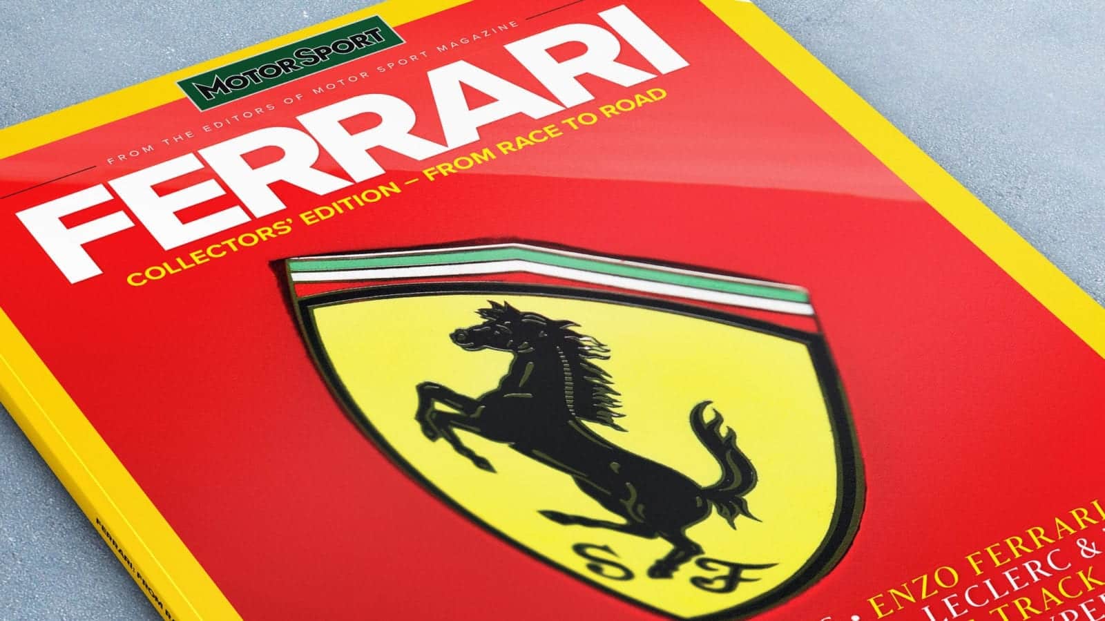 Ferrari bookazine header