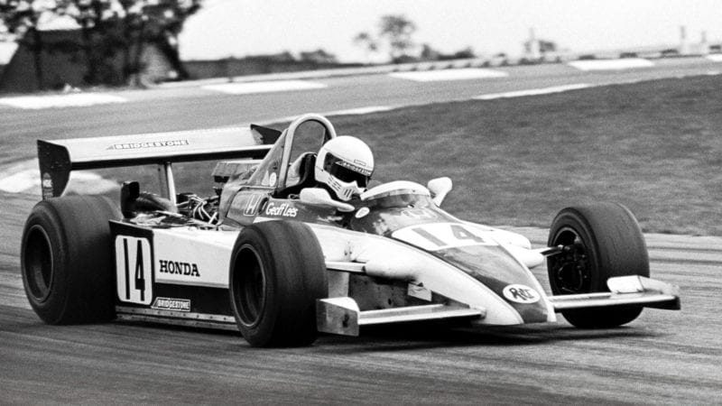 Geoff Lees driving the Ralt RH6 in the 1981 F2 championship