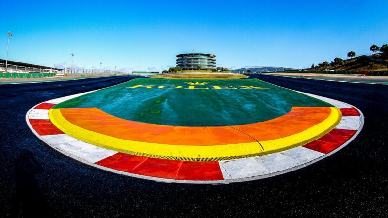 Hairpin at Portimao ahead of the 2020 F1 Portuguese Grand Prix