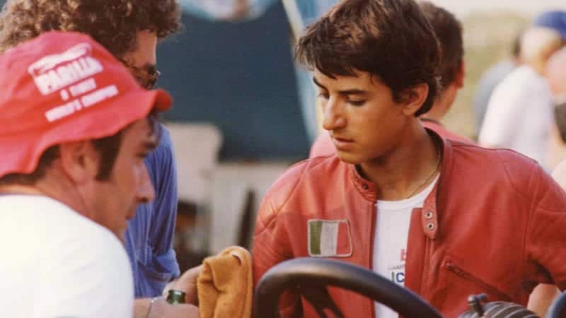 Ivan Capelli during his karting days