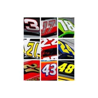 Product image for Nascar Numbers | Joel Clark | poster-print