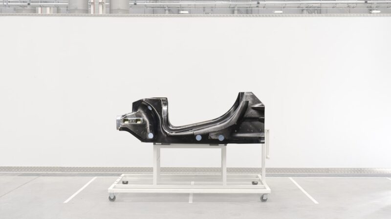 New McLaren P16 carbon fibre chassis