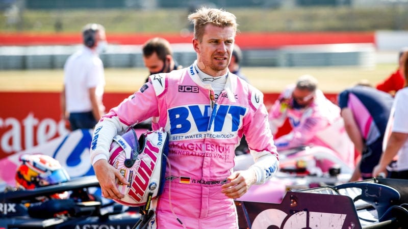 Nico Hulkenberg at Silverstone after the F1 70th Anniversary Grand Prix