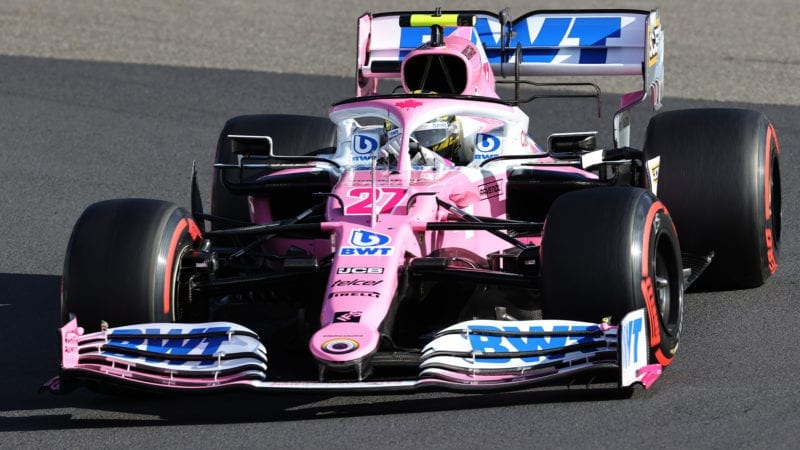 Nico Hulkenberg during qualifying for the 2020 F1 Eifel Grand Prix