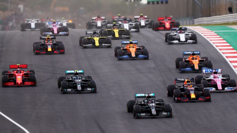 2020 Portuguese GP, race start