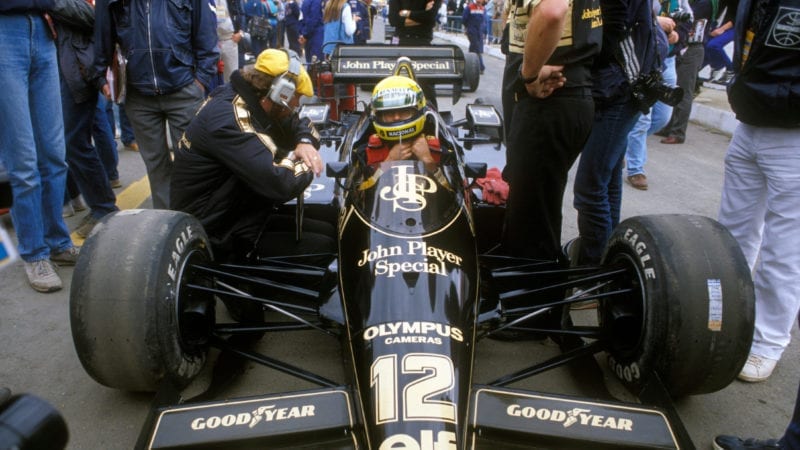 Ayrton Senna, Lotus, 1985 Portuguese Grand Prix