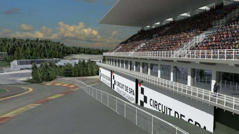 Spa new Raidillon grandstand