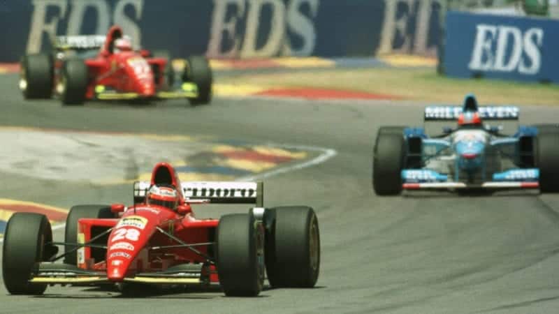 Jean Alesi, Gerhard Berger, 1995 Australian GP