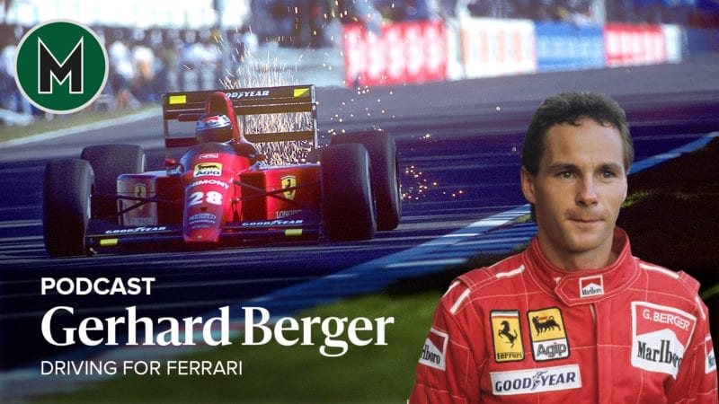 Gerhard Berger Ferrari podcast