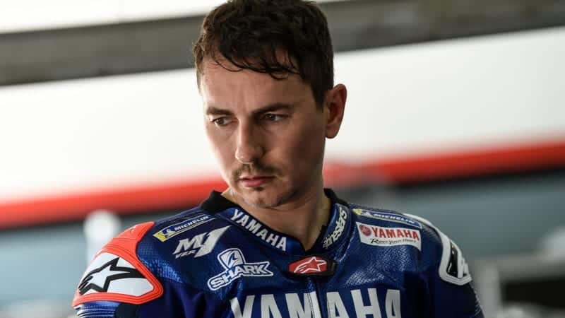 Jorge Lorenzo in his role as Yamaha test rider in 2020