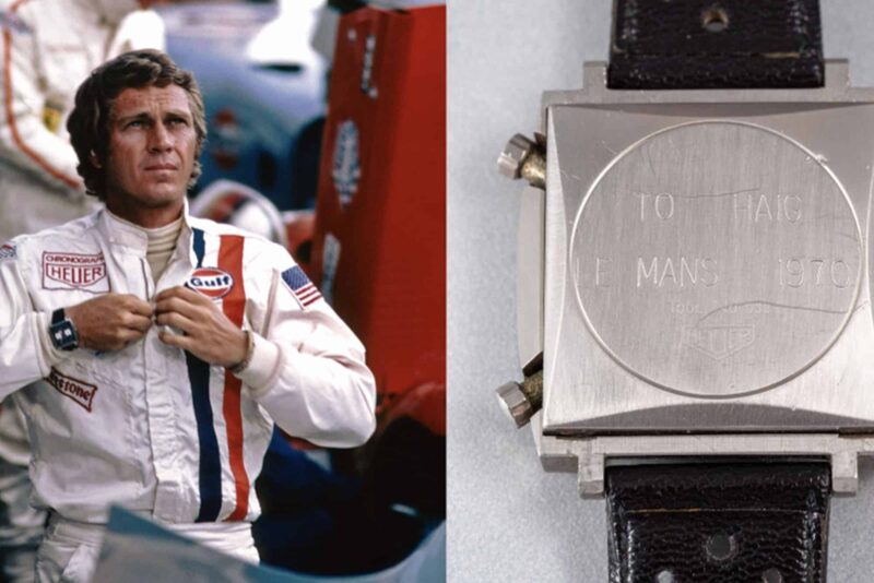 Steve McQueen s Le Mans Heuer watch sells for auction record 2.2m