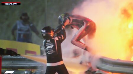 ‘Miracle’ that Grosjean walked from Bahrain crash, says team-mate Magnussen