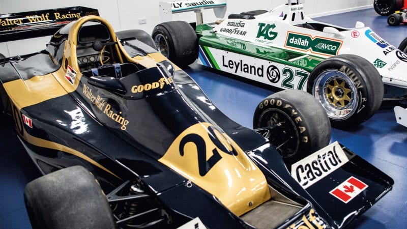 Jody Scheckter's Wolf WR1 from the 1977 F1 season now owned by Zak Brown