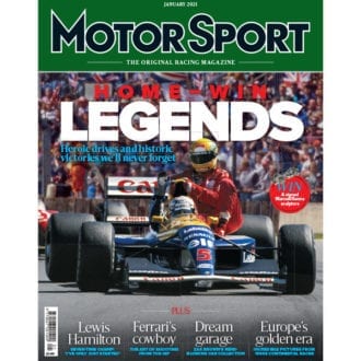 Product image for January 2021 | Home-win Legends | Motor Sport Magazine
