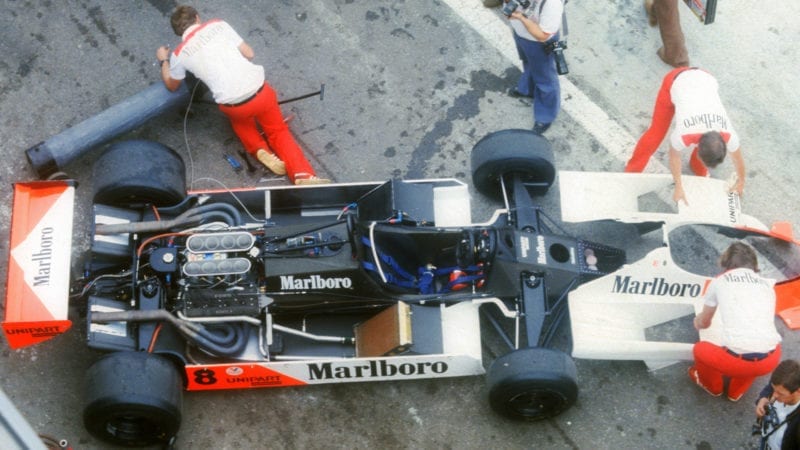 1981 McLaren of Andrea De Cesaris at the French Grand Prix in Dijon