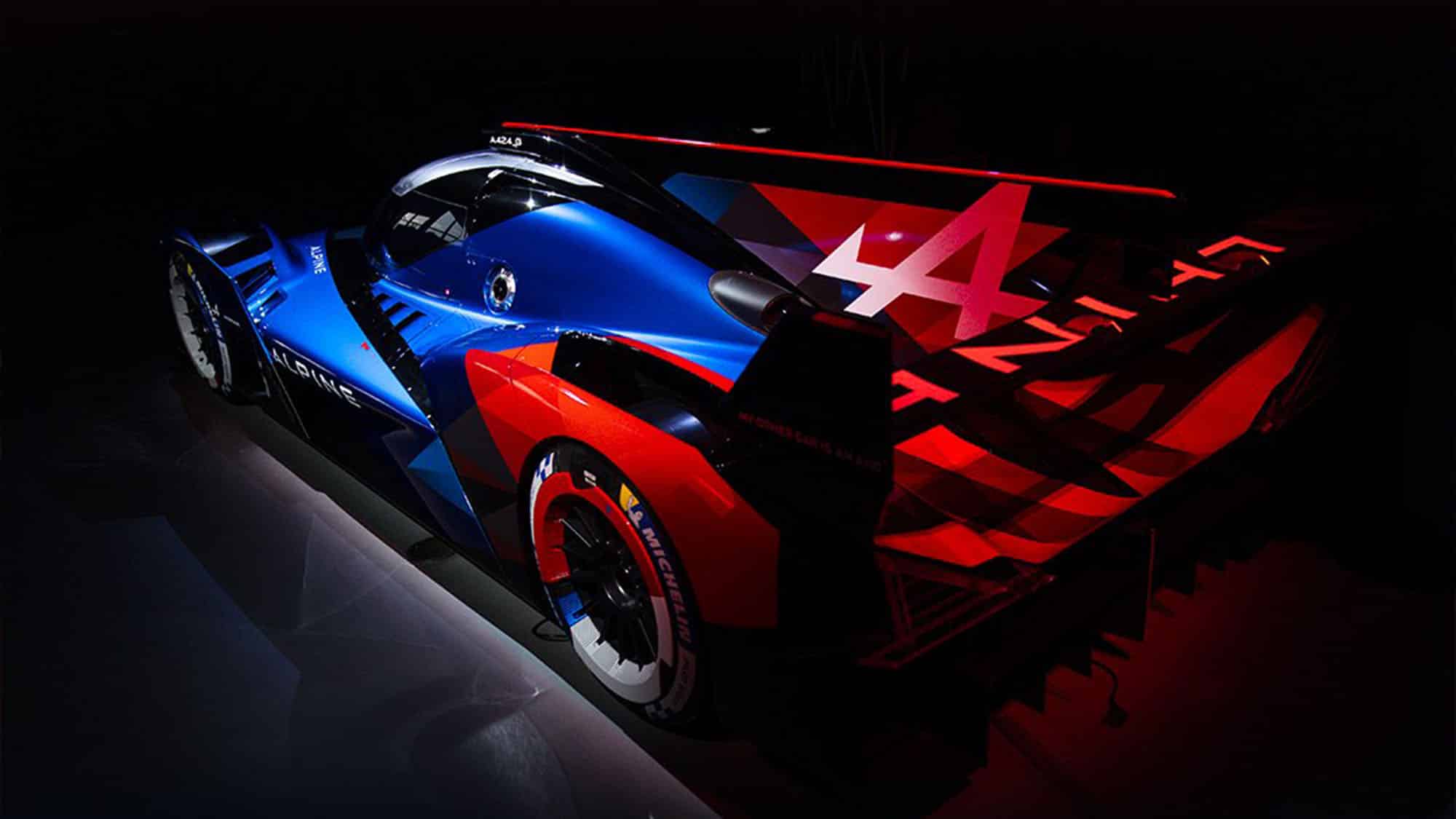 2 ALPINE LMDh car Le Mans 2023