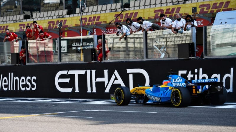 Fernando Alonso, 2020 Abu Dhabi GP