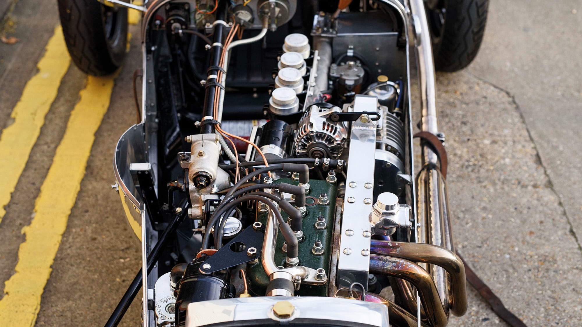 Austin Seven Supercharged engine