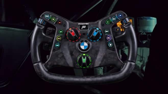 BMW creates sim wheel you can take off and use in your racing car