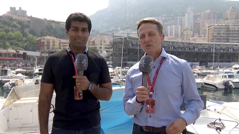 Ben Edwards with Karun Chandhok in Monaco