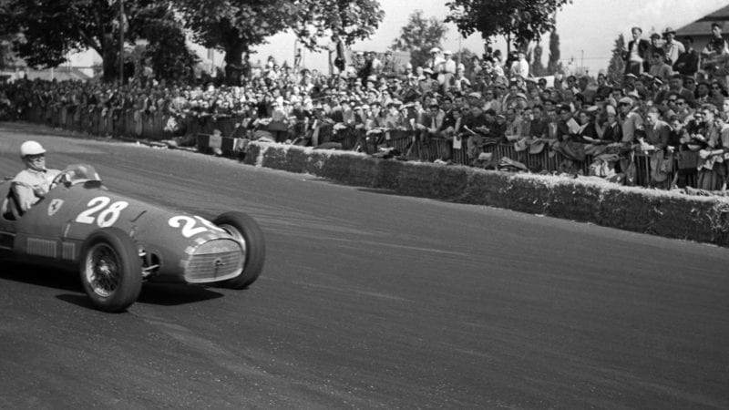 Guiseppe Farina Ferrari 1952 Swiss GP Bremgarten