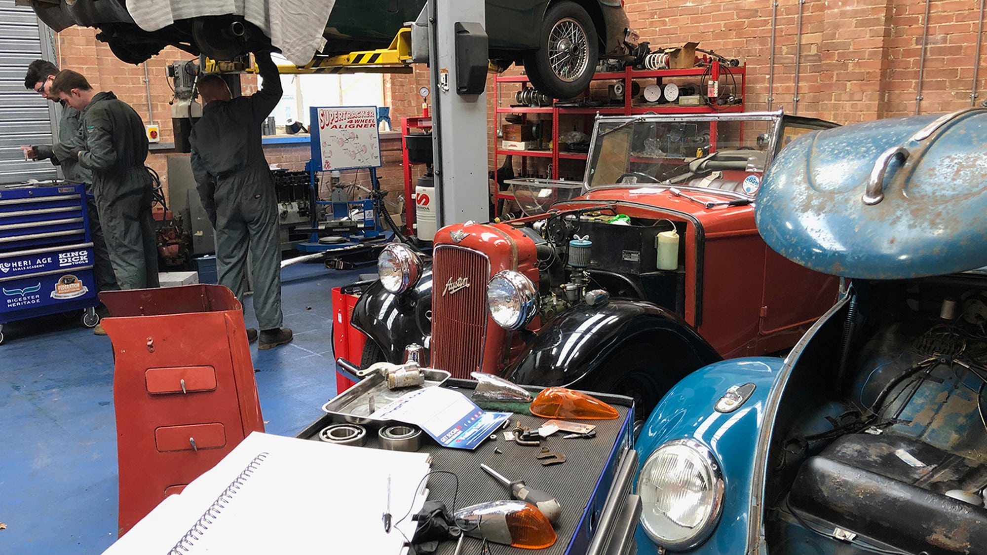 Classic car repair