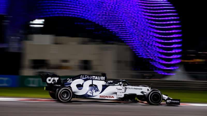 Daniil Kvyat, 2020 Abu Dhabi GP