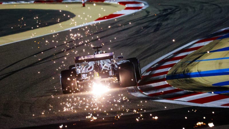 Daniil Kvyat during qualifying for the 2020 F1 Sakhir Grand Prix