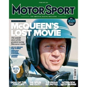 Product image for February 2021 | McQueen's Lost Movie | Motor Sport Magazine