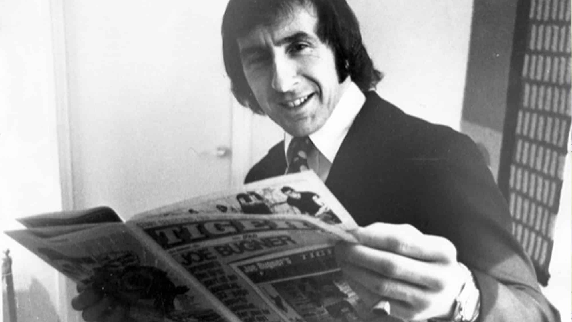 Jackie Stewart with Tiger comic